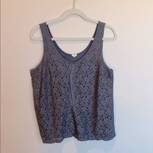 J crew factory lace tank top